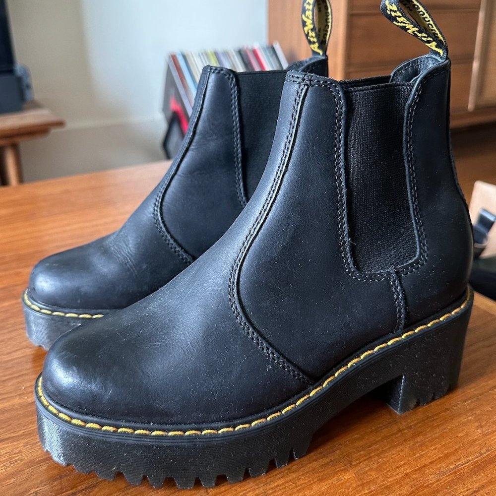Dr. Martens 'Rometty' Leather Chelsea Boots Size 5 (Never Worn)